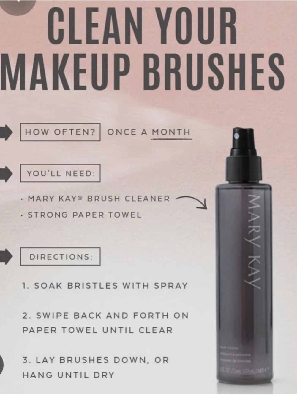 Mary Kay Brush Cleaner Spray